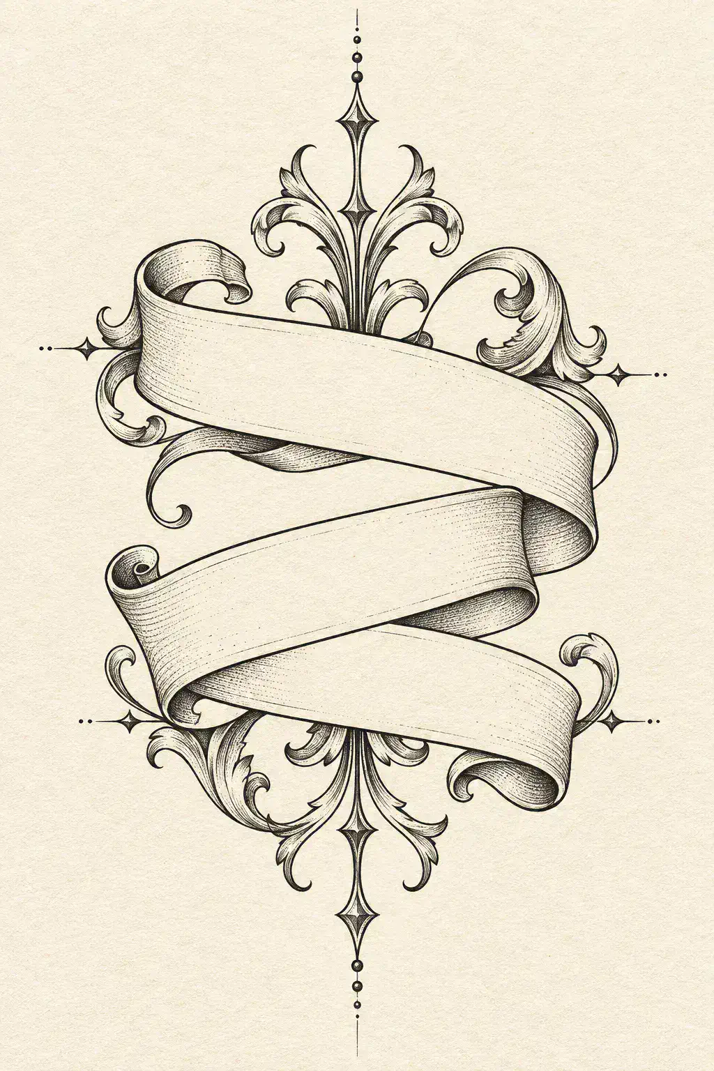 Tatuagem de palavra / frase no estilo Geométrico, arte de referência original
