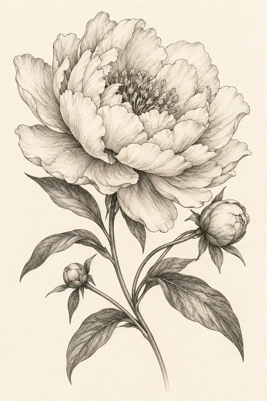 Imagem em alta resolução de uma tatuagem de flor no estilo Fineline, referência para fechamento / manga